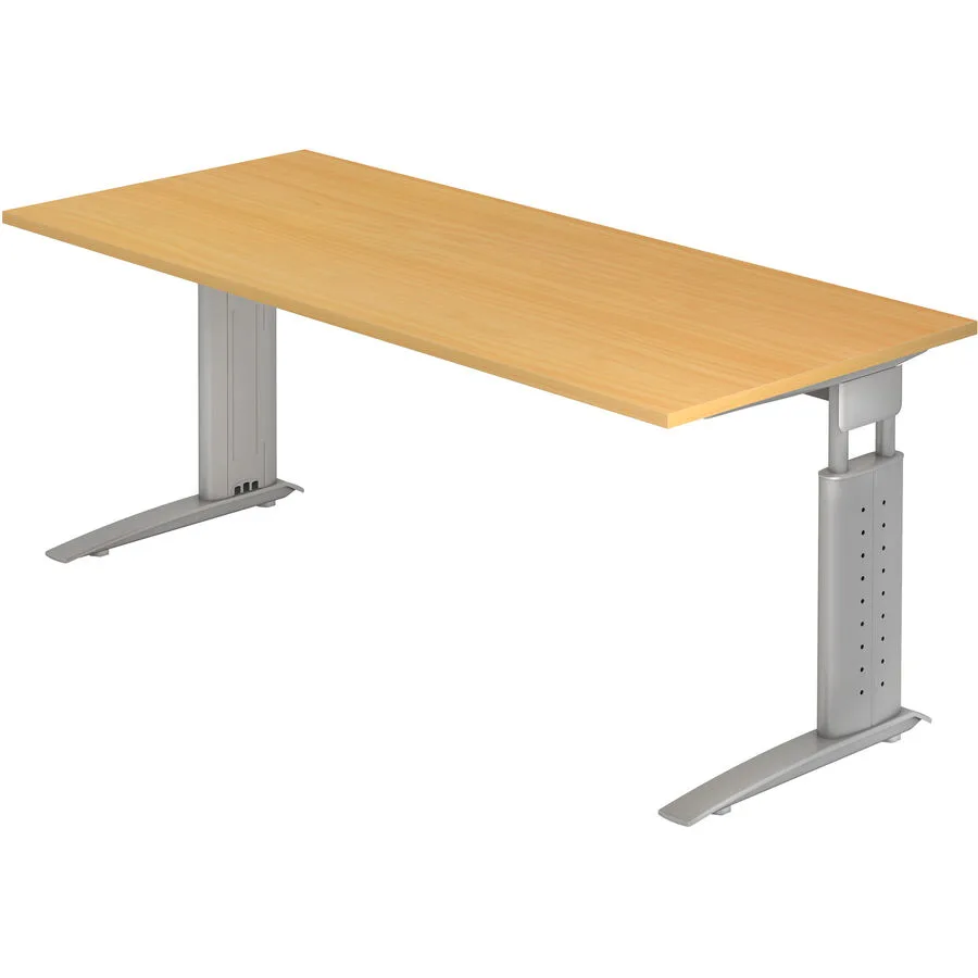 Schreibtisch Office Buche Dekor Holzwerkstoff B 180 T 80 cm