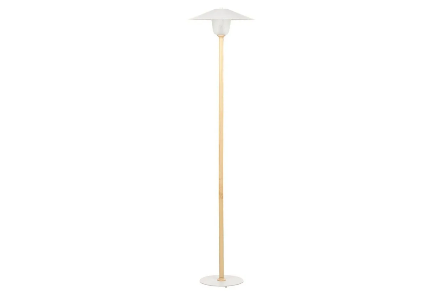 Imbros Golvlampa 153 cm - Ljus trä/Vit