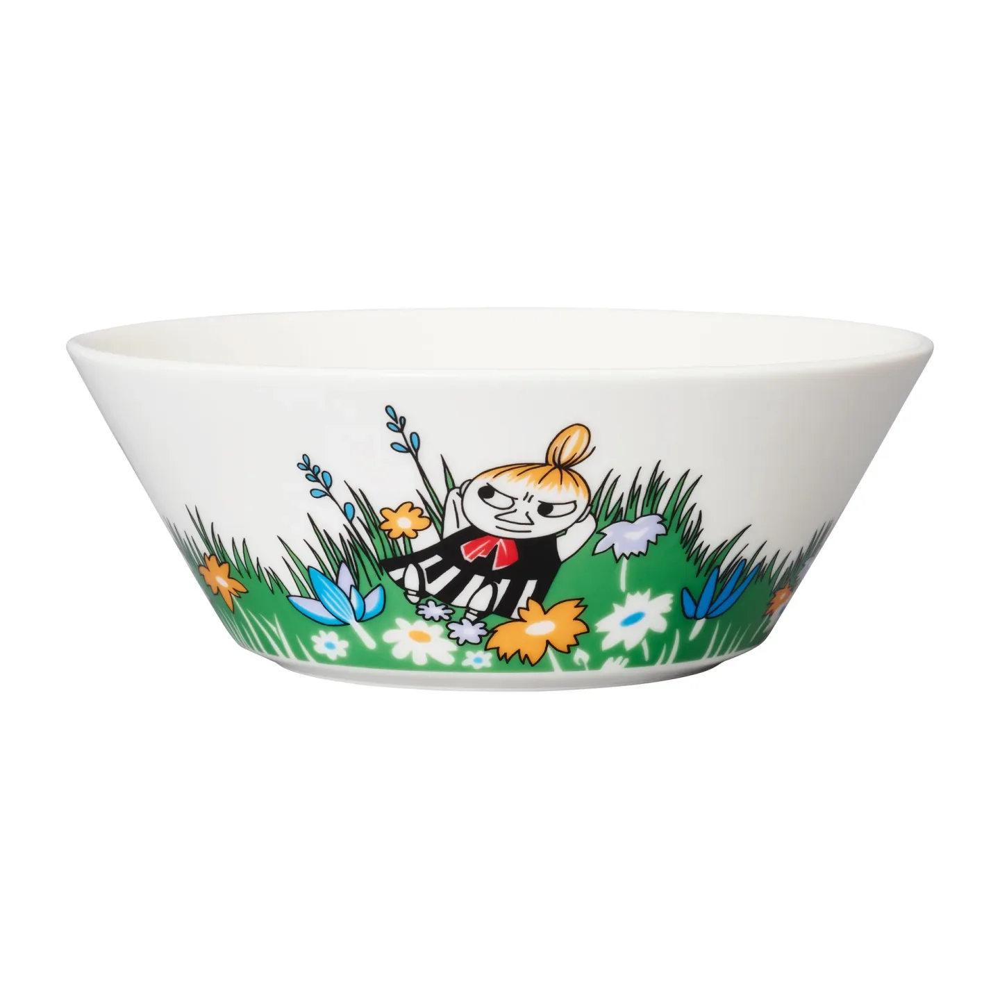 Moomin Arabia Little my and meadow Mumin Schale Weiß-multi