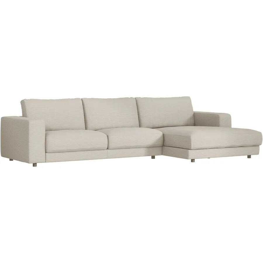 Ecksofa Ava Rechts Bezug: 88% Polyester, 12% Polyacryl nature B 330 T 170 cm - Möbel Konfigurator: Traummöbel individuell zusammenstellen