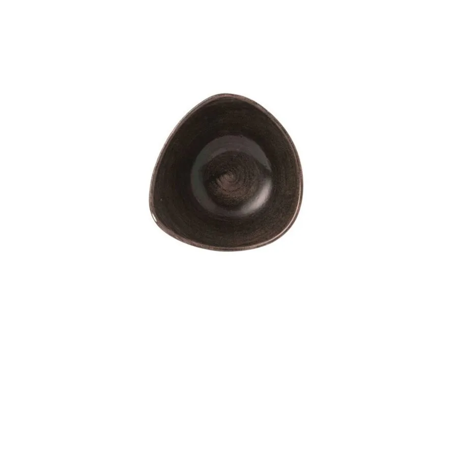 Churchill Teller tief Stonecast Schwarz Porzellan 18.5 cm