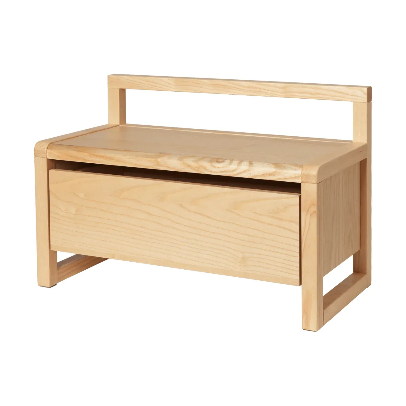 Ferm Living Little architect Aufbewahrungsbank Ash, 60x30x41,2 cm