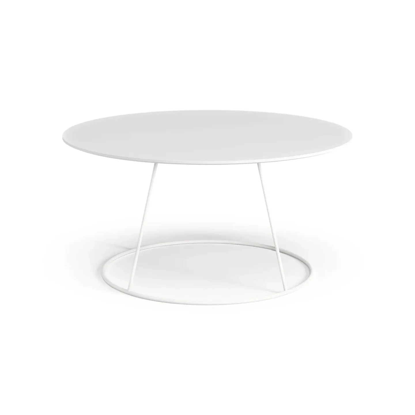Swedese Breeze bord slät skiva Ø80 cm Vit