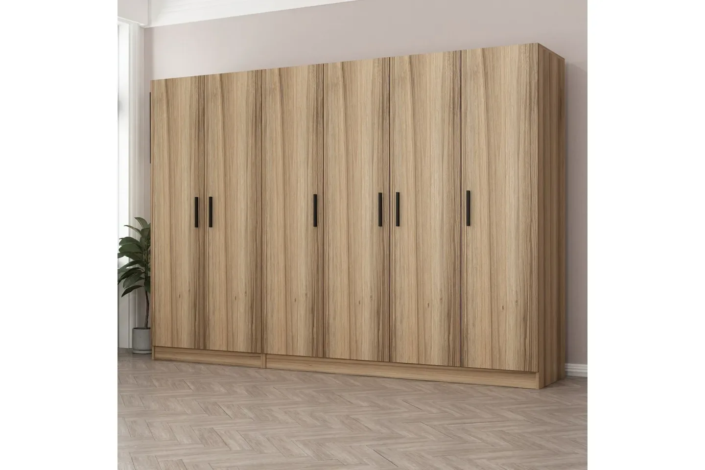 Fruitland Garderob 270 cm - Brun