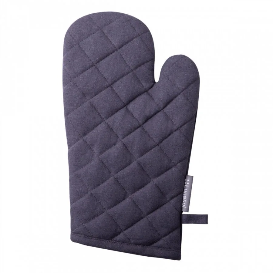 Sola Ofenhandschuh Basic Ambiente stahlgrau Recycelte Baumwolle B 19 cm