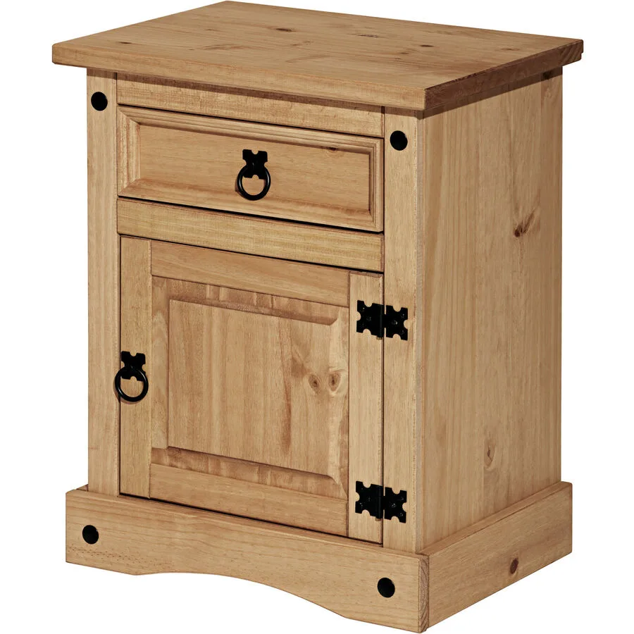 Nachttisch Julio Natur Kiefer B 53 H 67 cm
