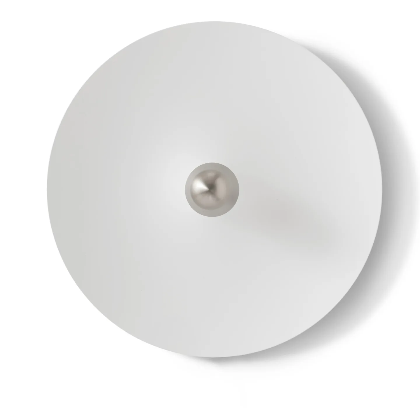 New Works - Kantarell Wall and Ceiling Lamp, Ø55, Nickel Plated - Vägglampor - Falke Svatun - Silver - Metall