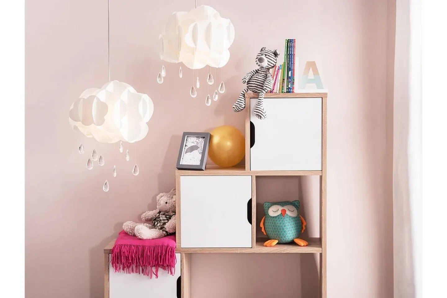 Ailenne Taklampa 35 cm - Vit