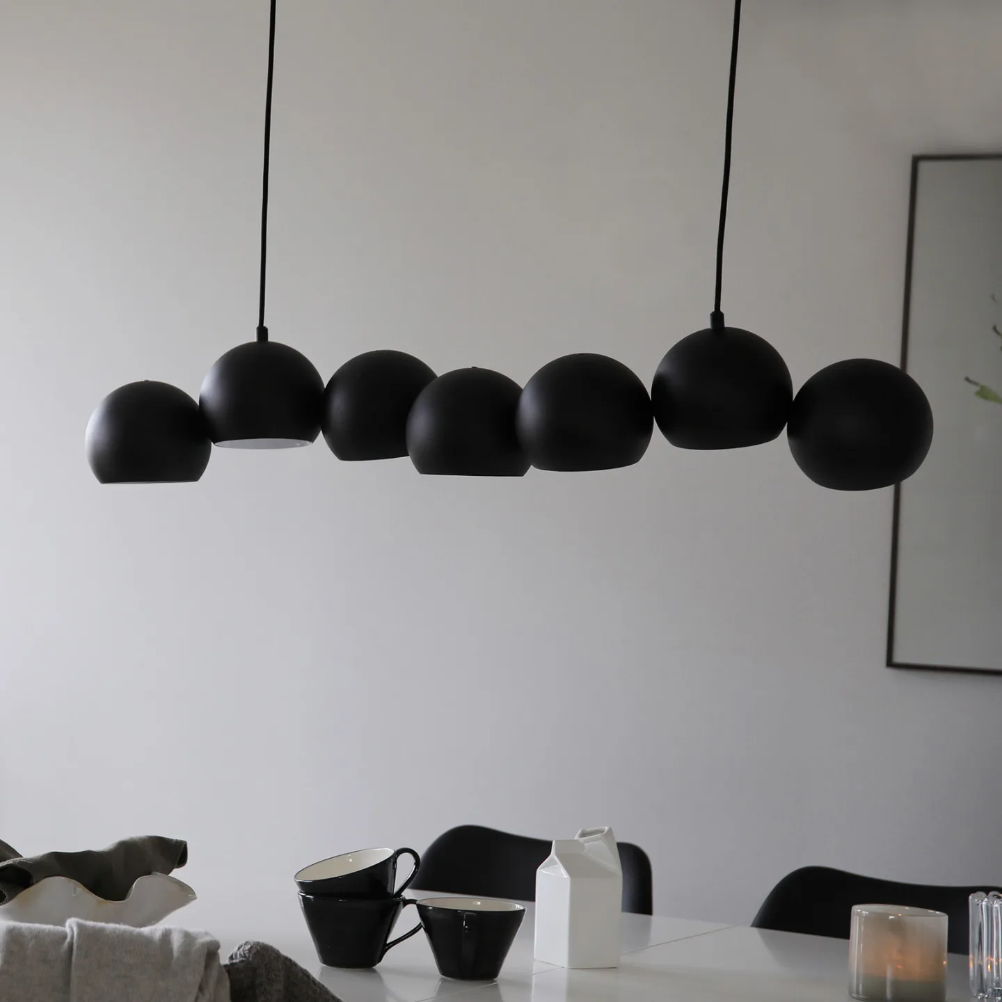 Cupolo 7 Pendelleuchte Black - Markslöjd - Wohnzimmer - Modern - Metall - Mehrflammig