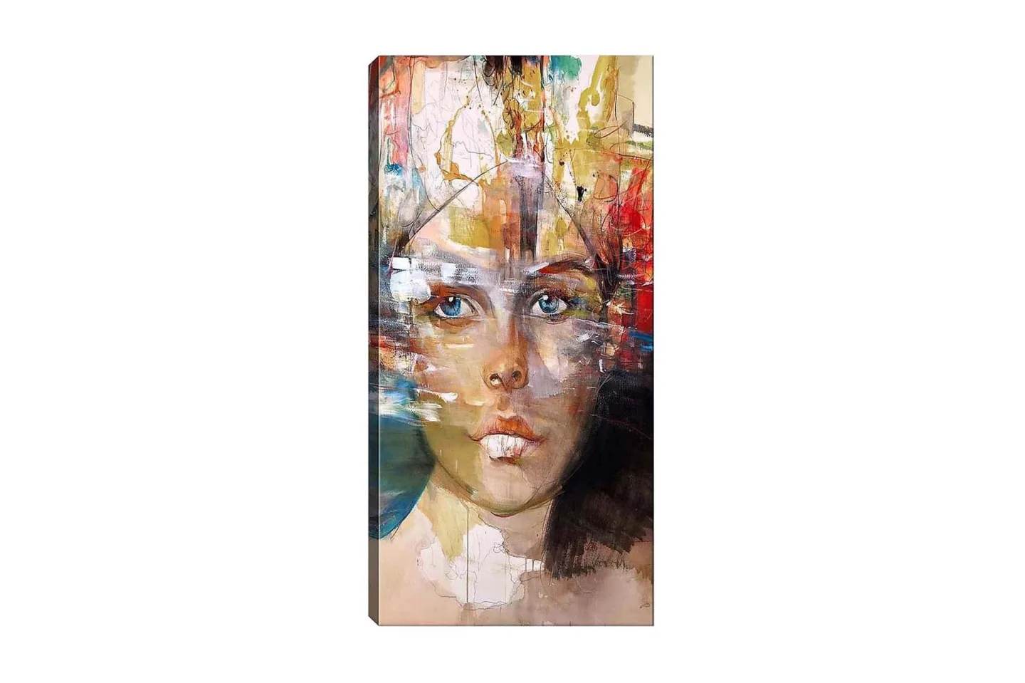 Canvastavla DKY People Flerfärgad - 50x120 cm