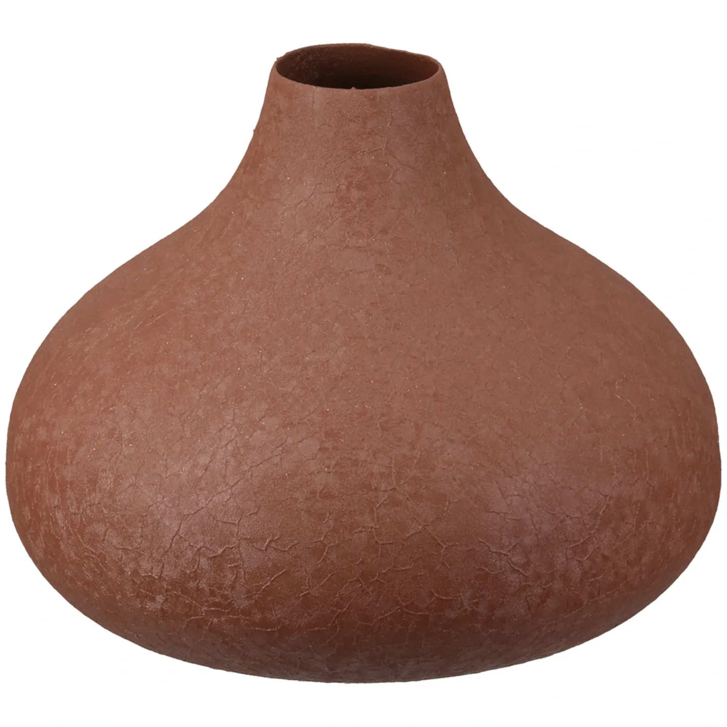 Gilde Vase Avanti Eisen Rostbraun H: 10 cm | Schubiger Möbel