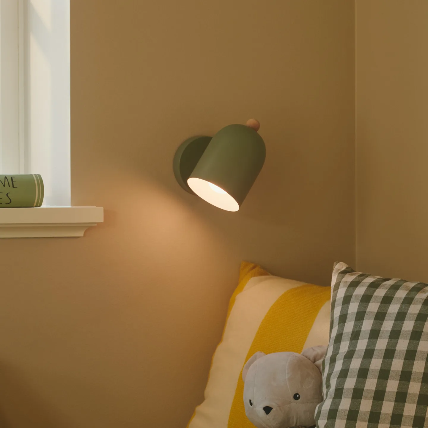 Gaston Wandleuchte Dusty Green - Nordlux - Wohnzimmer - Skandinavisch - Metall - Einflammig