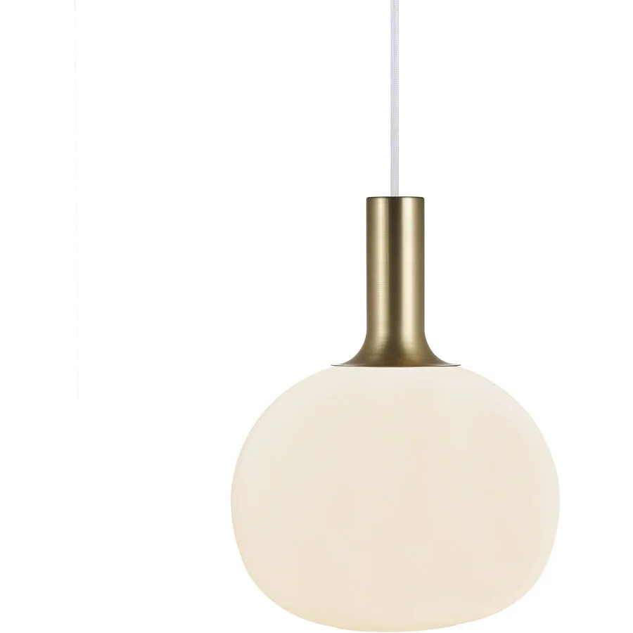 NORDLUX Pendellampe Alton Schwarz Glas B 25 H 33 cm - Farbe: Schwarz/Messing