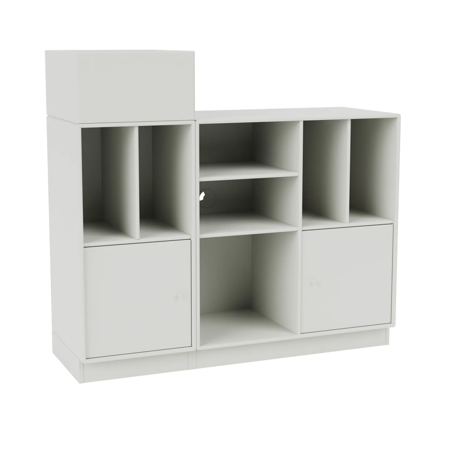 Montana - SPIN III Vinyl Storage, 07-Plinth 7 cm, 168 Clay - Skåp och vitrinskåp - Peter J. Lassen - Beige