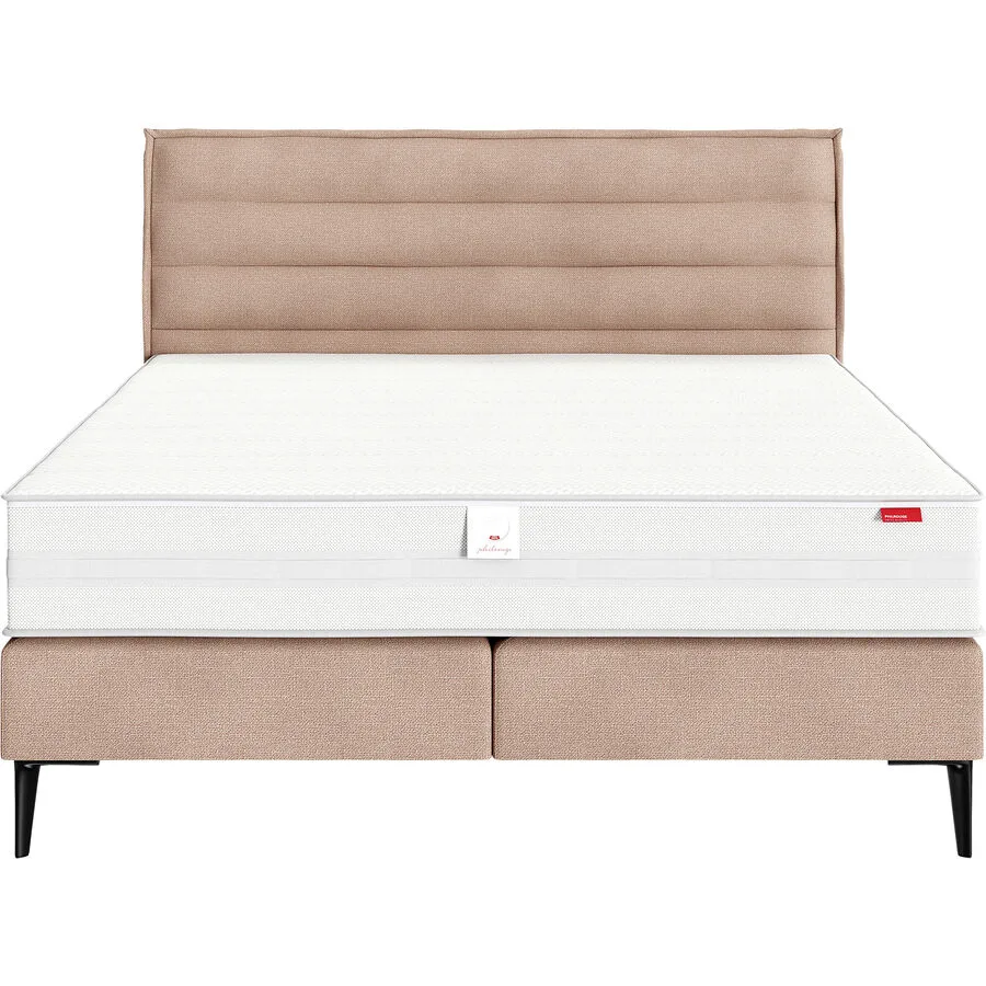 Boxspringbett Cloud pink Stoff 160 x 200 cm - Möbel Konfigurator: Traummöbel individuell zusammenstellen