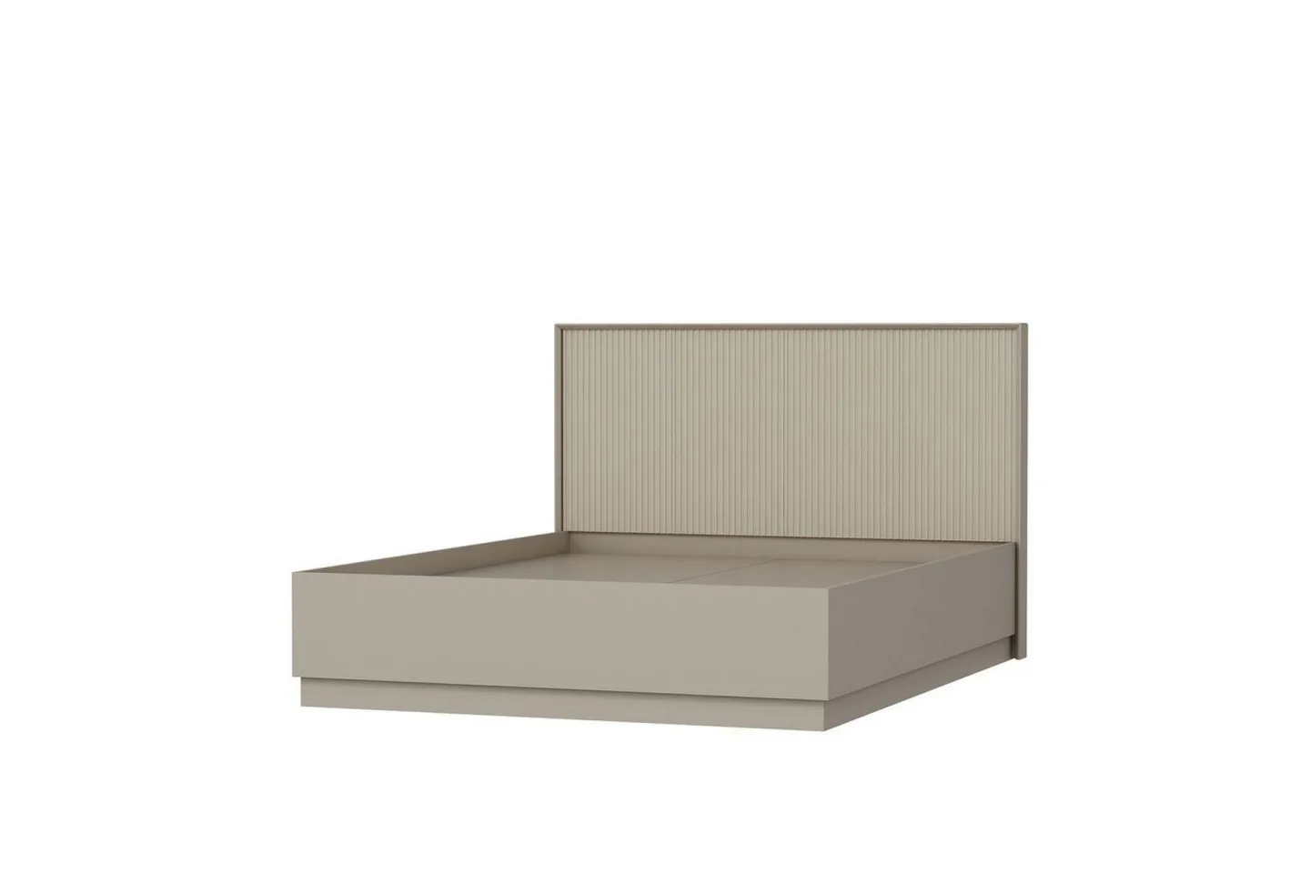 Dubbel Sängram & Sänggavel Fruitland Stone (150 x 35 x 208 cm) - Grå