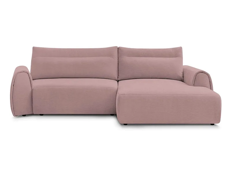 Ecksofa BOBOCHIC ADEN Stoff rosa