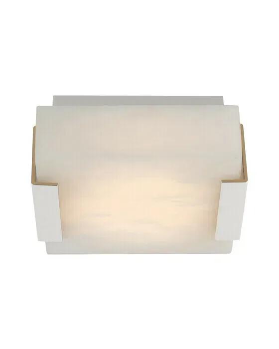 Covet Low Clip Solitaire Flush Mount Nickel