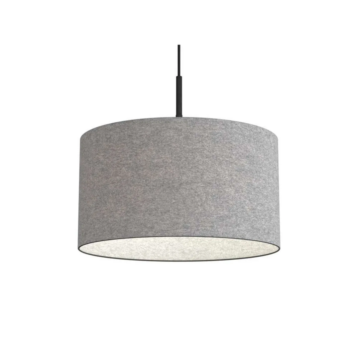 Belid Soft Pendelleuchte Ø40cm Graue Wolle