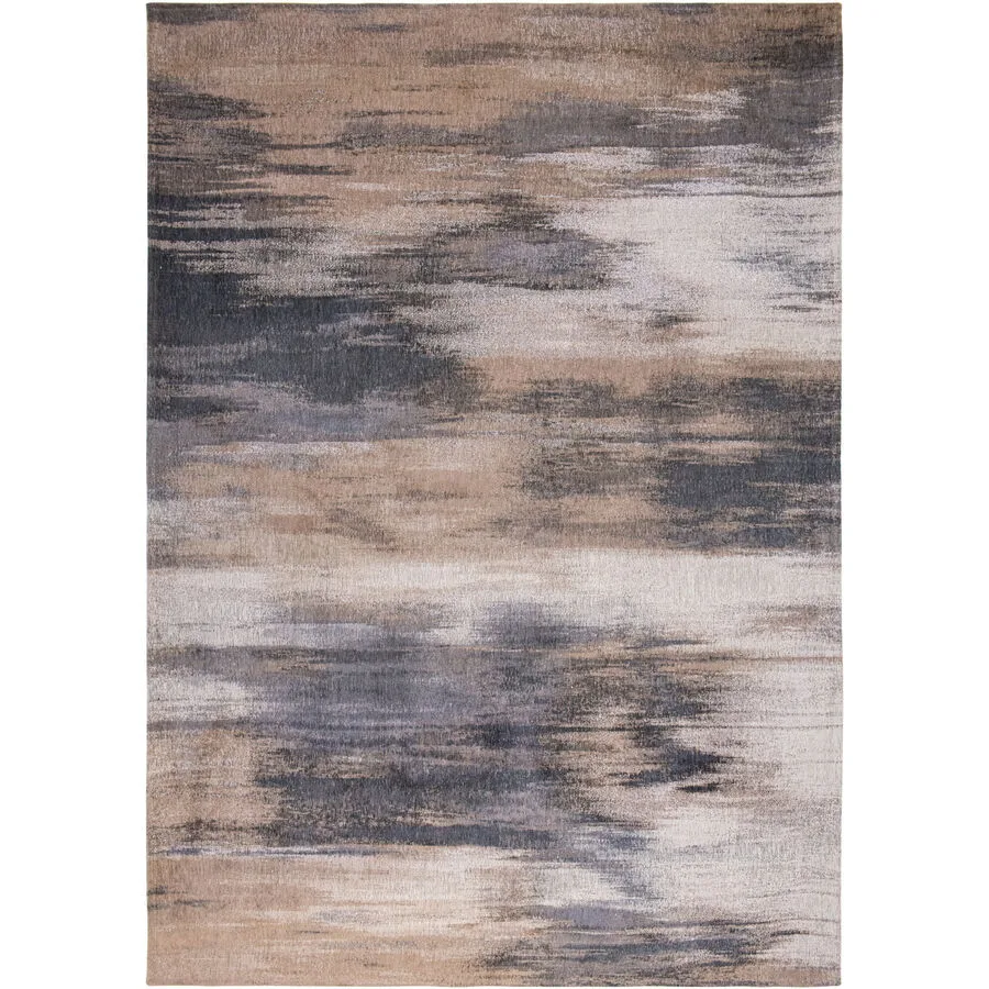 Teppich Monetti Mehrfarbig Polyester 80 cm 150 cm - Farbe: beige