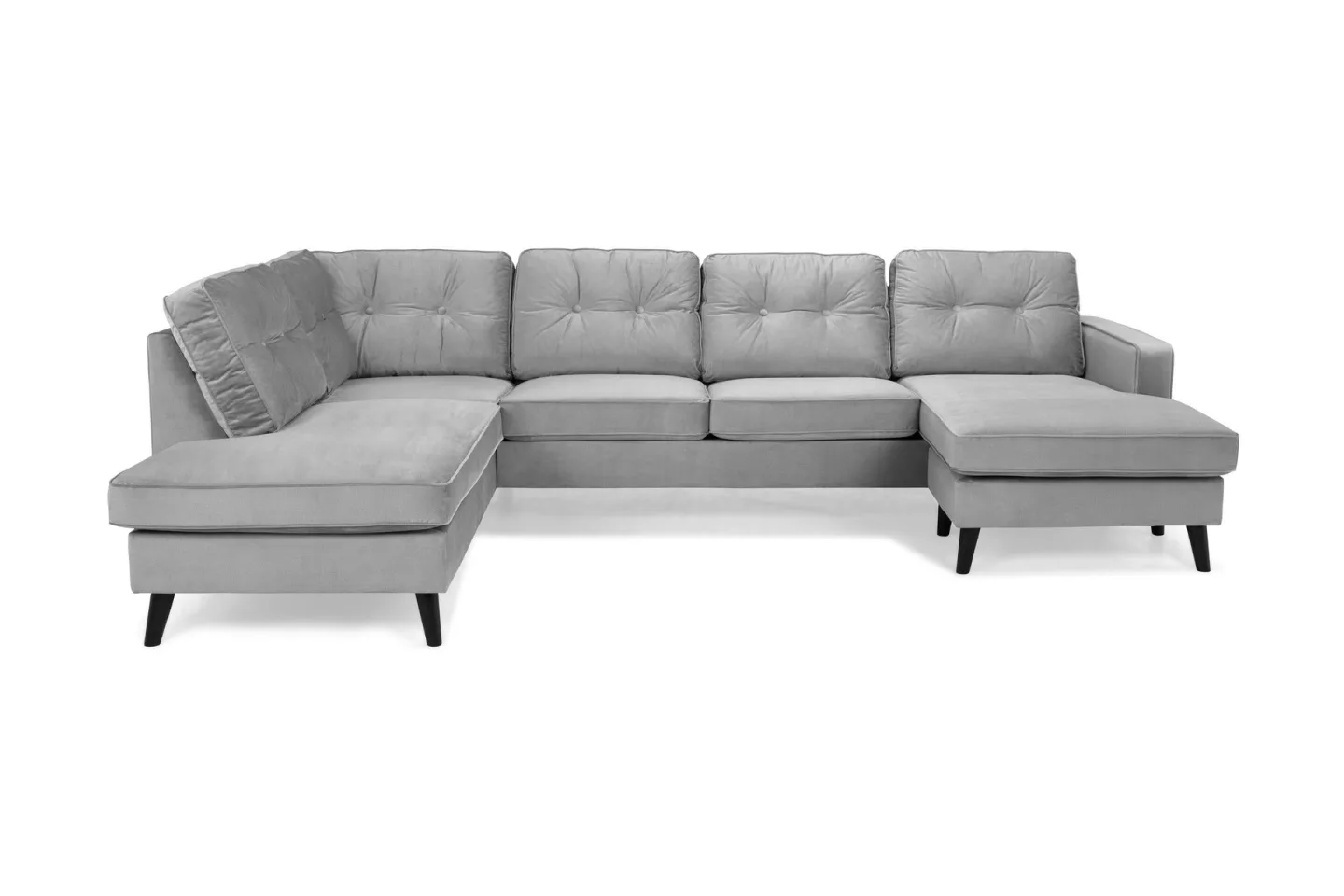 Monroe U-soffa med Divan Höger Sammet -