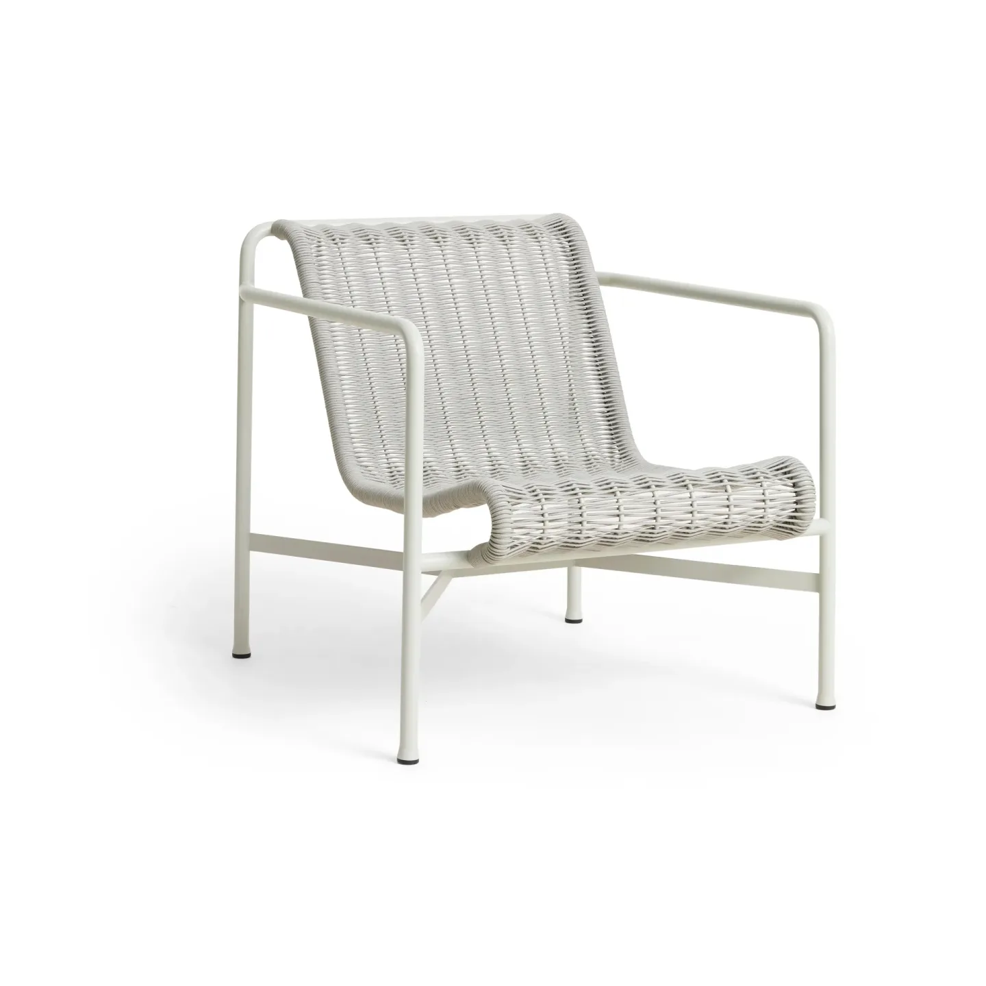 HAY Palissade Cord Low loungefåtölj Sky grey