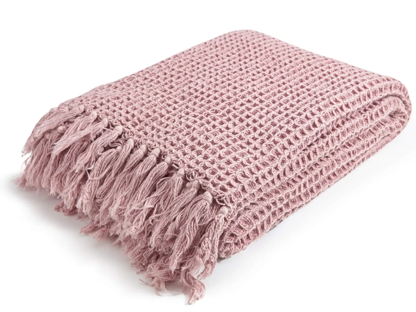 Magma Plaid Waffle, 130 x 170 cm Rosa | Schubiger Möbel