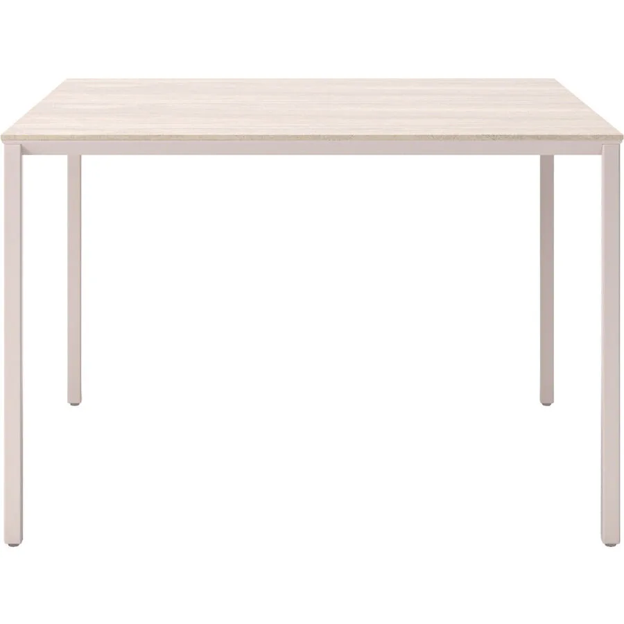 Beistelltisch Barillo taupe Keramik Massivholz B 60 H 40 cm