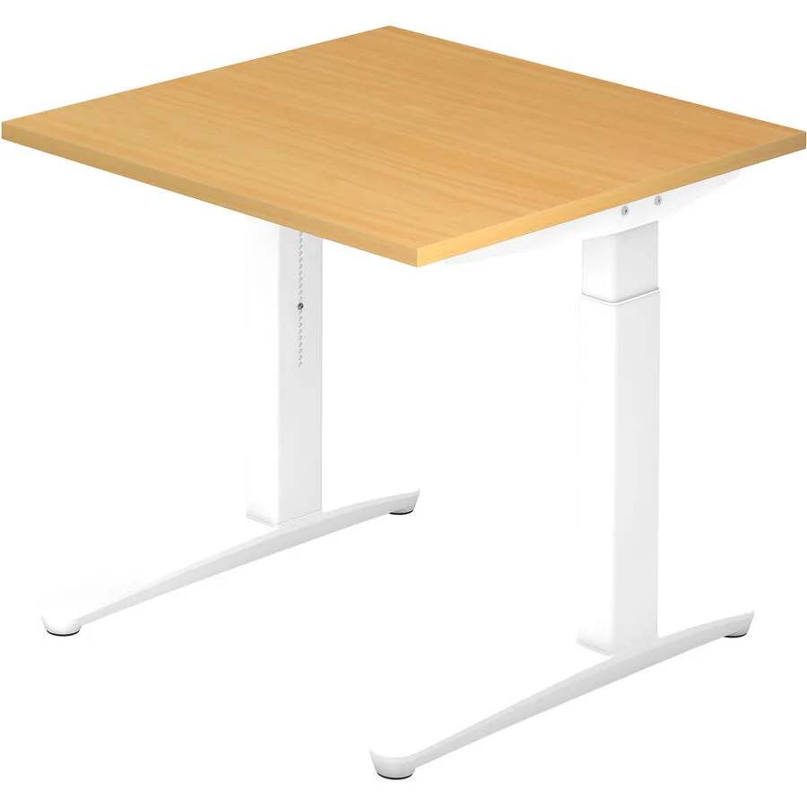 Schreibtisch Office buche Holzwerkstoff B 80 T 80 cm