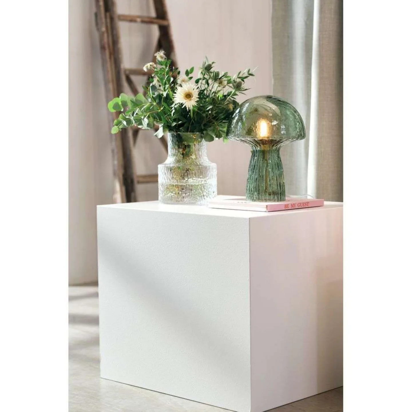 Fungo 22 Tischleuchte, grün, 30 cm, klar - Globen Lighting - Wohnzimmer - Glas
