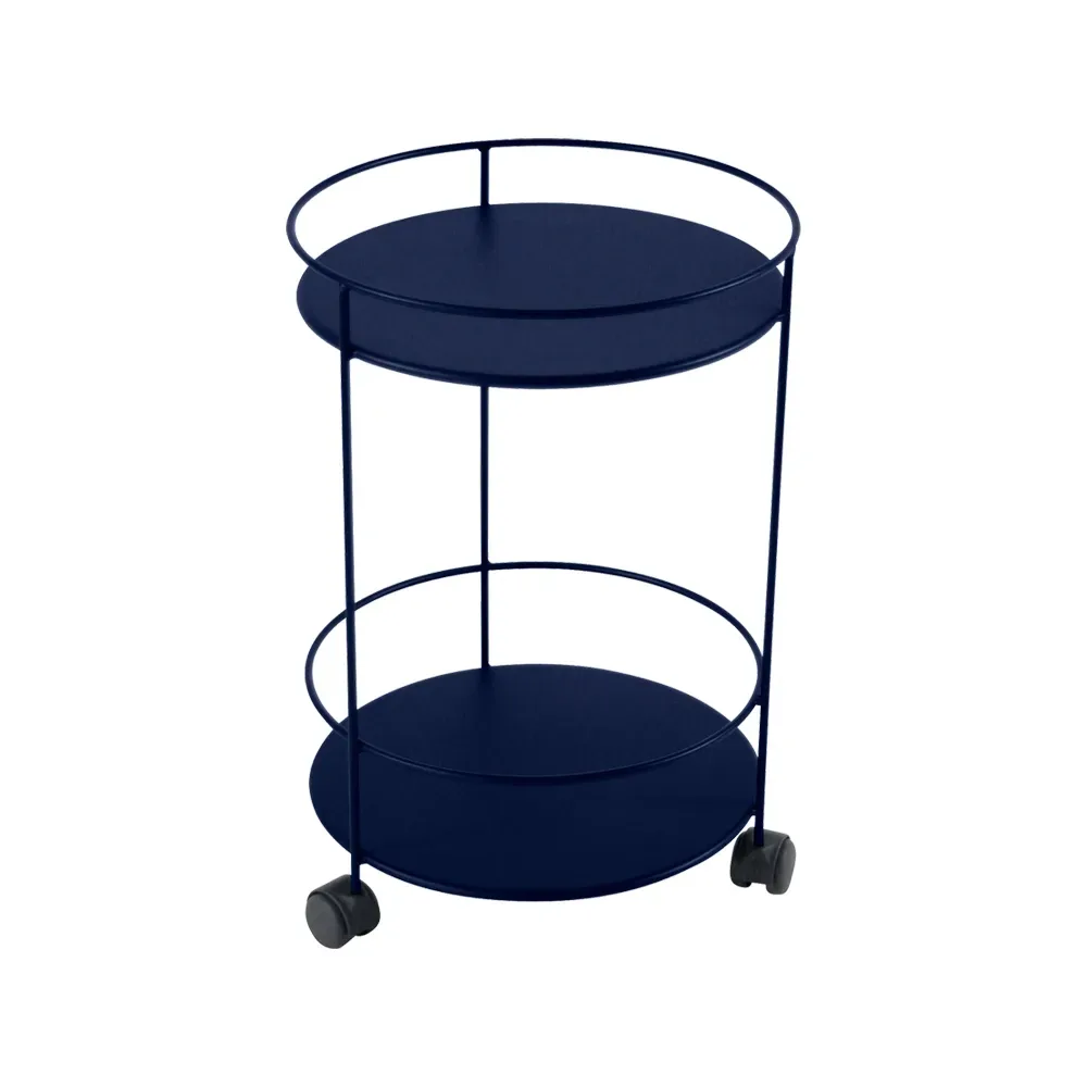 Fermob Guinguette sidobord med hjul Deep blue (blå)