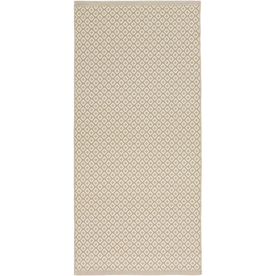 HORREDSMATTAN Teppich Björkö beige Wolle/Polyester 75 x 200 cm
