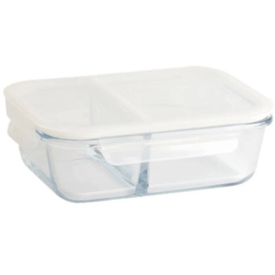 Diverse Box Pebbly Transparent Glas 16 cm 21 cm
