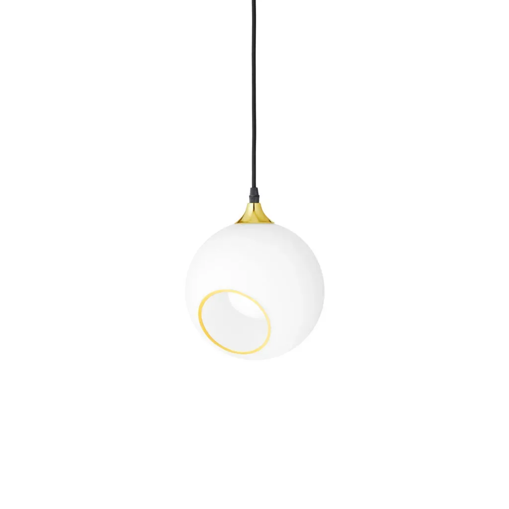 Design By Us Ballroom Pendelleuchte Ø20 cm Gold-white snow