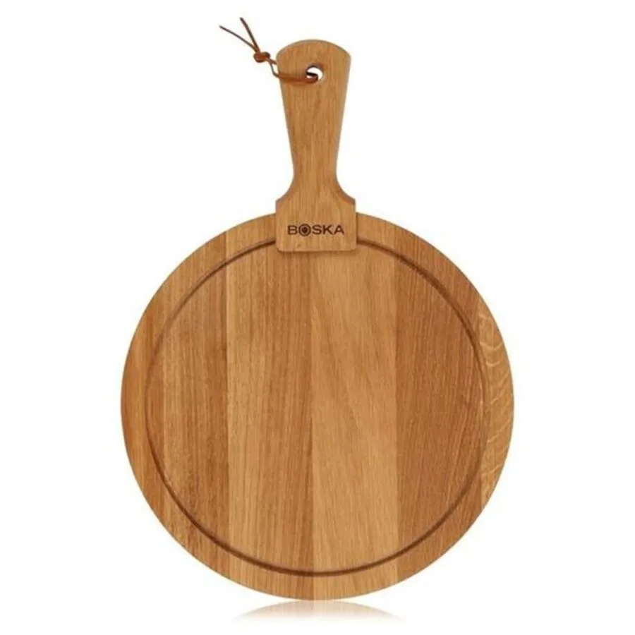 Servierplatte Friends braun Eiche Rund B 42.4 cm