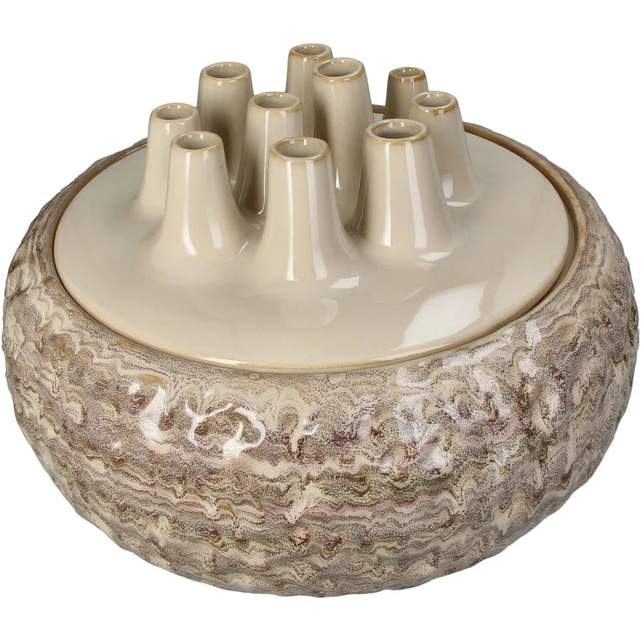 Vase Myko sand Steingut D 35.5 H 25 cm