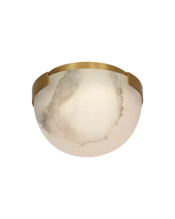 Melange Petite Flush Mount Brass