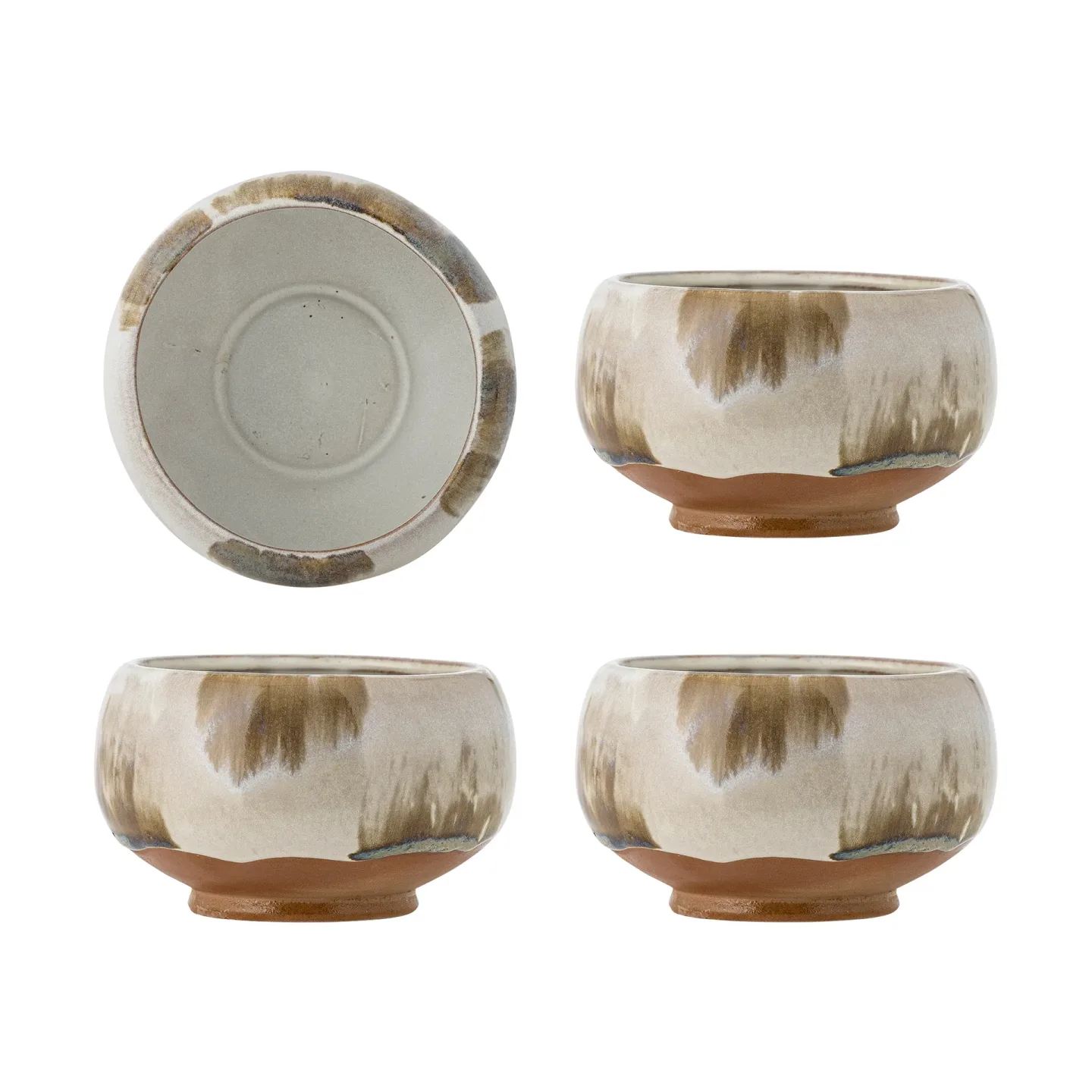 Bloomingville Jade Schale 4-teilig Ø12 cm Natur
