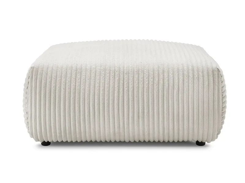 Hocker BOBOCHIC LUCIEN 108x108x46cm cord-stoff beige