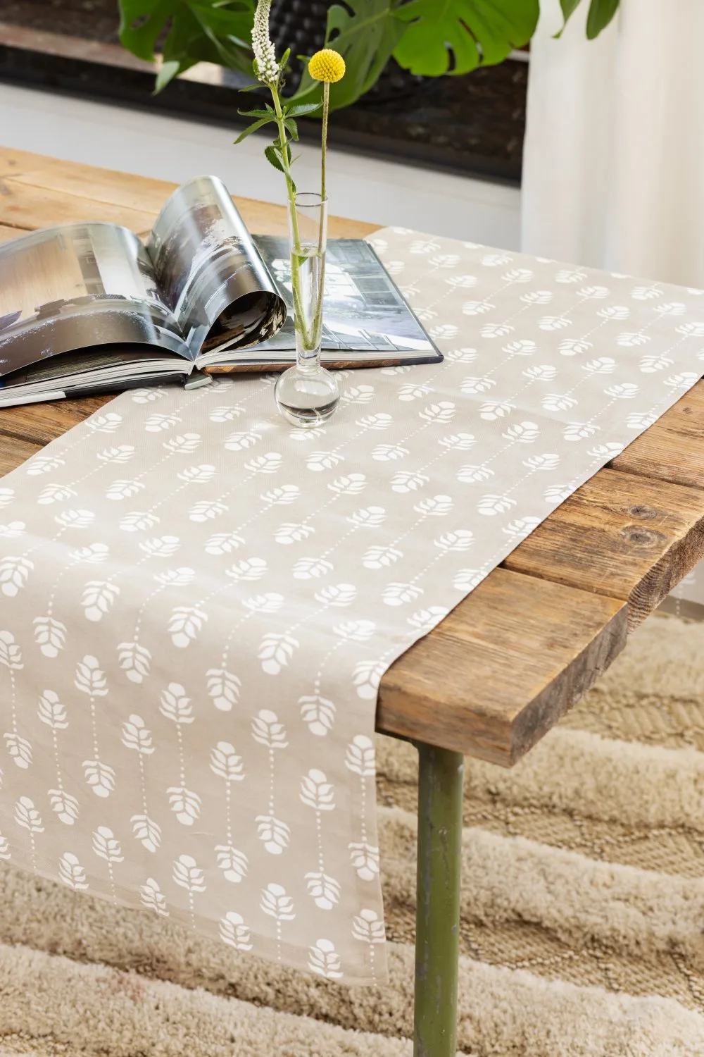 Løpere - Sari (beige) (Størrelse: 40 x 140)