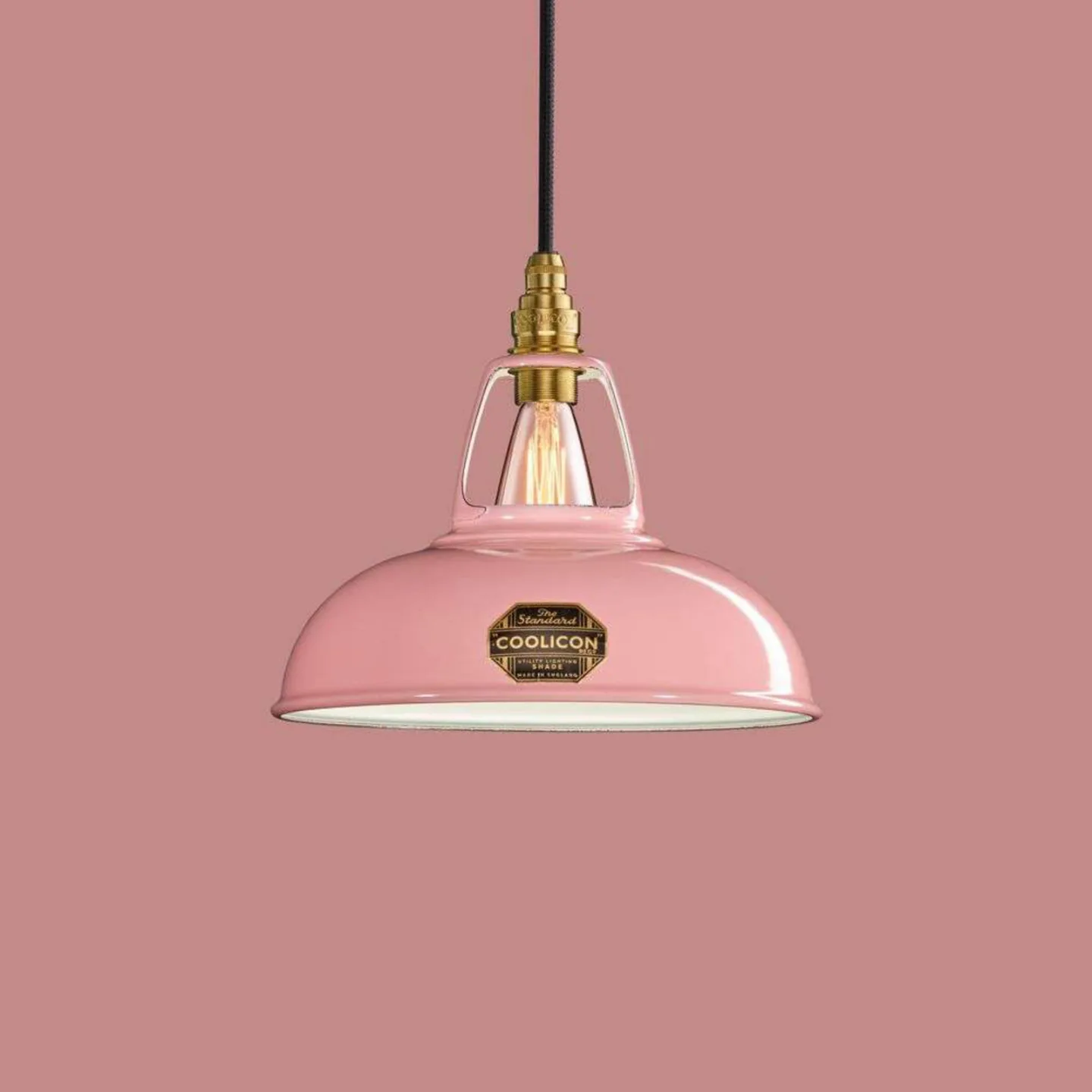 Original 1933 Design Pendelleuchte Powder Rosa - Coolicon - Wohnzimmer - Metall