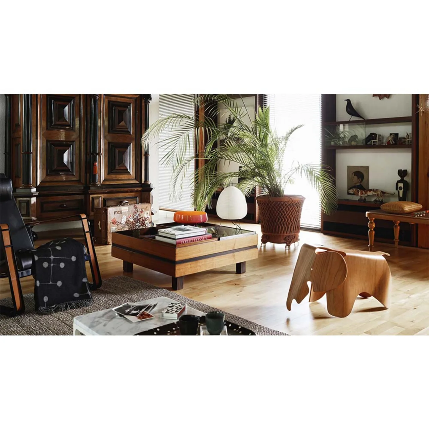 Akari 1A Tischleuchte - Vitra - Wohnzimmer - Papier / Karton