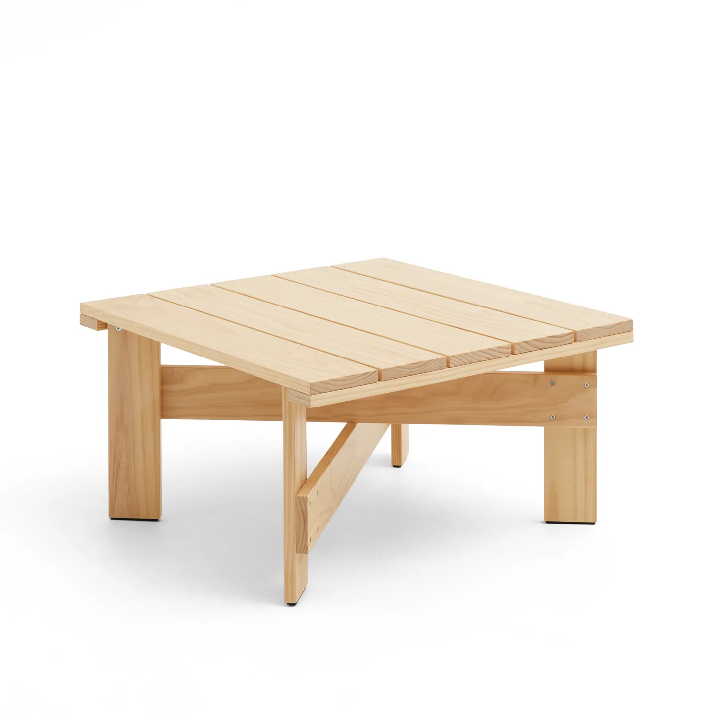 HAY - Crate Low Table - Water-Based Lacquered - Småbord och sidobord utomhus - Gerrit Rietveld - Träfärgad - Trä