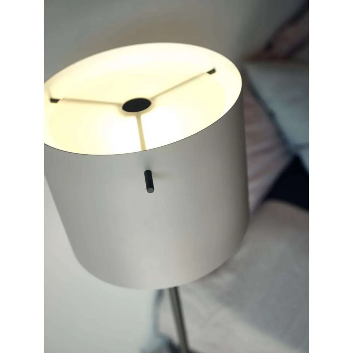FM 1954 Gulvlampe Matt White - Frandsen - Stue - Plastik