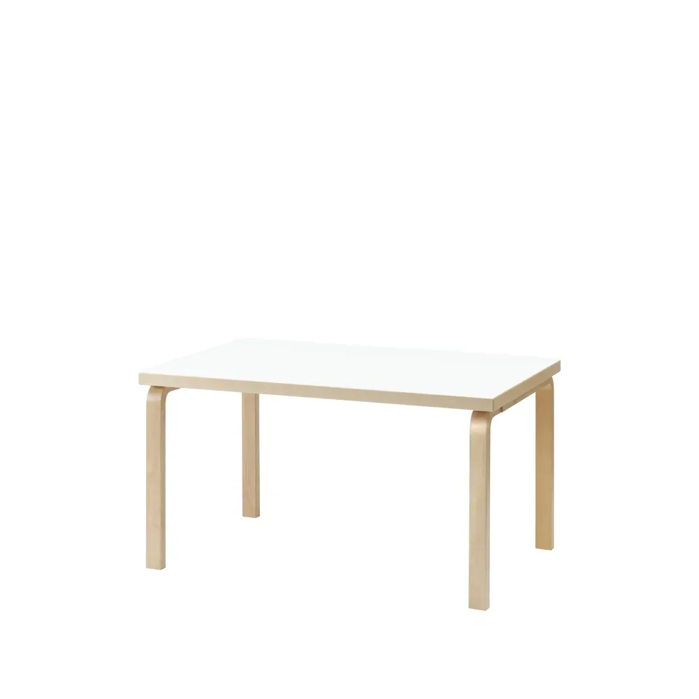 Artek Aalto 82B matbord Vit laminat-Björkben