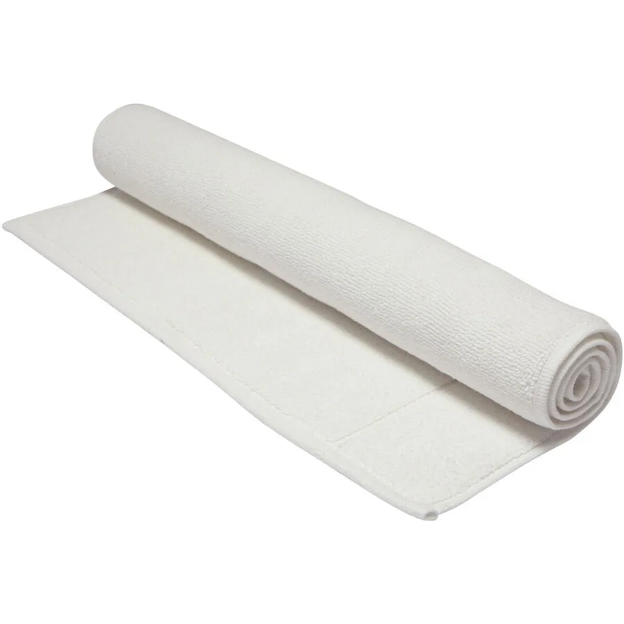 Living Home Badteppich Softfeel white Baumwolle 50 x 80 cm Rechteckig