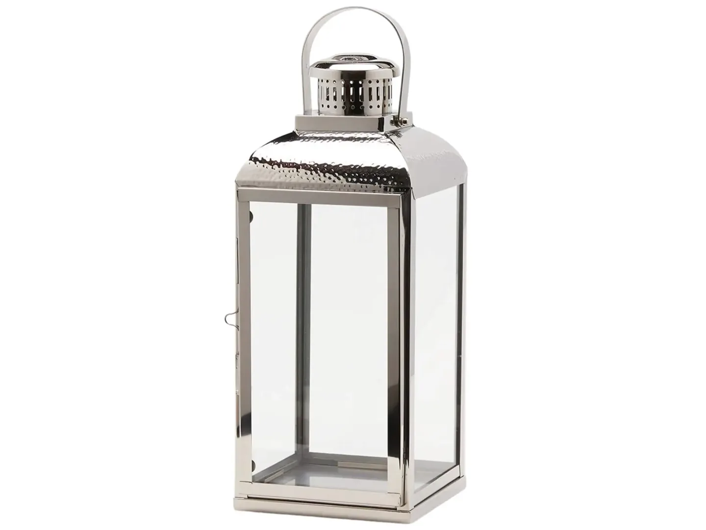 Edg Laterne Metall Silber H: 60 cm Grau | Schubiger Möbel