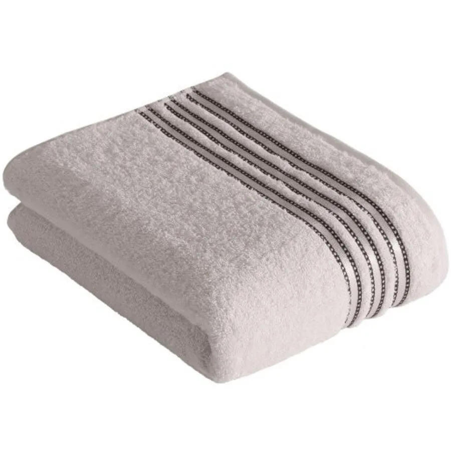 Vossen Duschtuch Cult de Luxe Light Grey Baumwolle