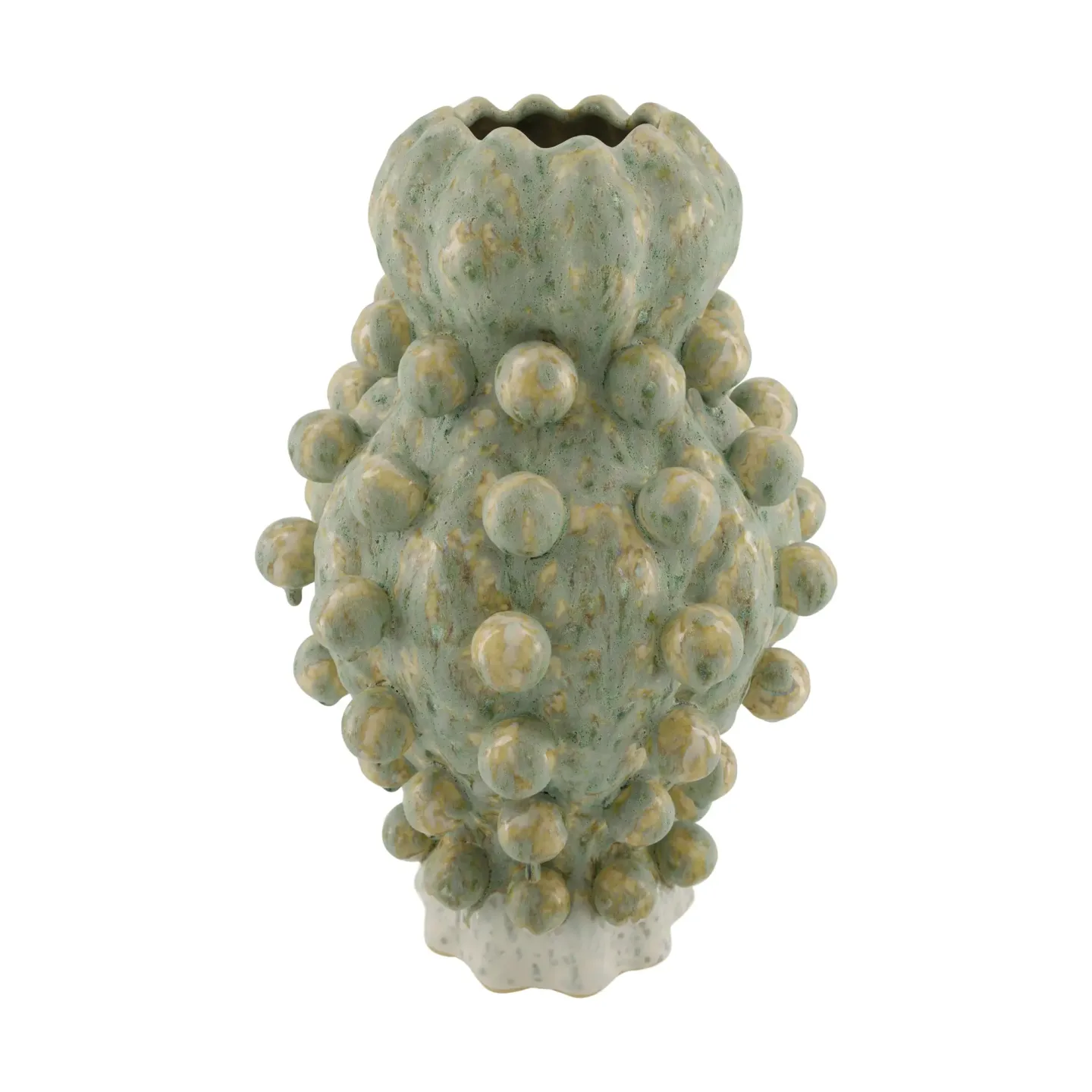 Decofinder Vase Mit Kugeln, Keramik, Mixgrün | Schubiger Möbel