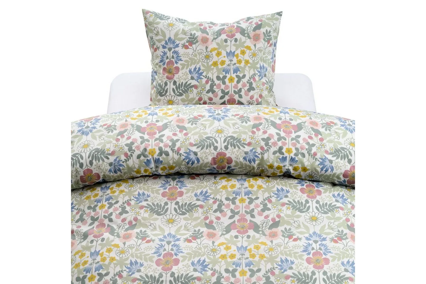 Påslakanset Enkelsäng 2-Dels Sommarblommor Multi -